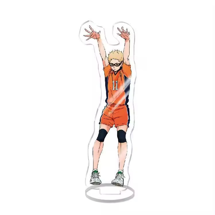 Custom Standee Haikyuu Volleyball Anime Team Acrylic Desktop Stand Figure Hinata Shoyo Kageyama Tobio Gift Decoration