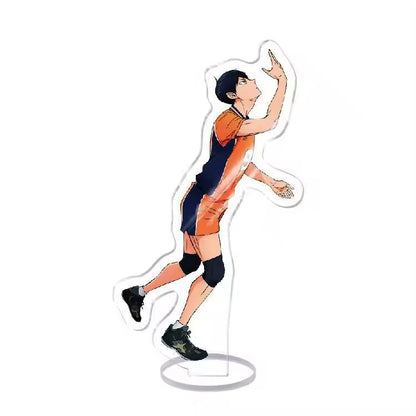 Custom Standee Haikyuu Volleyball Anime Team Acrylic Desktop Stand Figure Hinata Shoyo Kageyama Tobio Gift Decoration