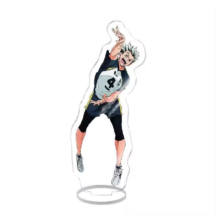 Custom Standee Haikyuu Volleyball Anime Team Acrylic Desktop Stand Figure Hinata Shoyo Kageyama Tobio Gift Decoration