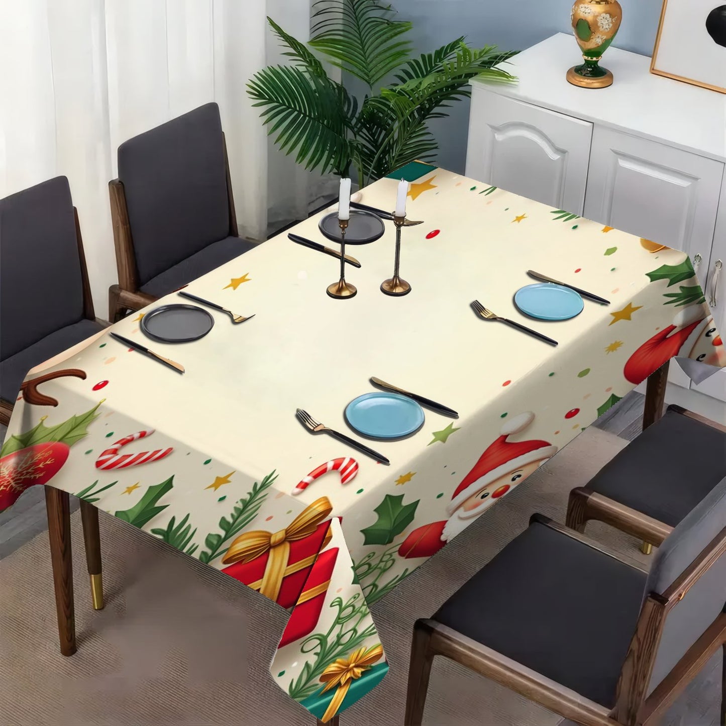 Customize Your Exclusive Christmas Tablecloth