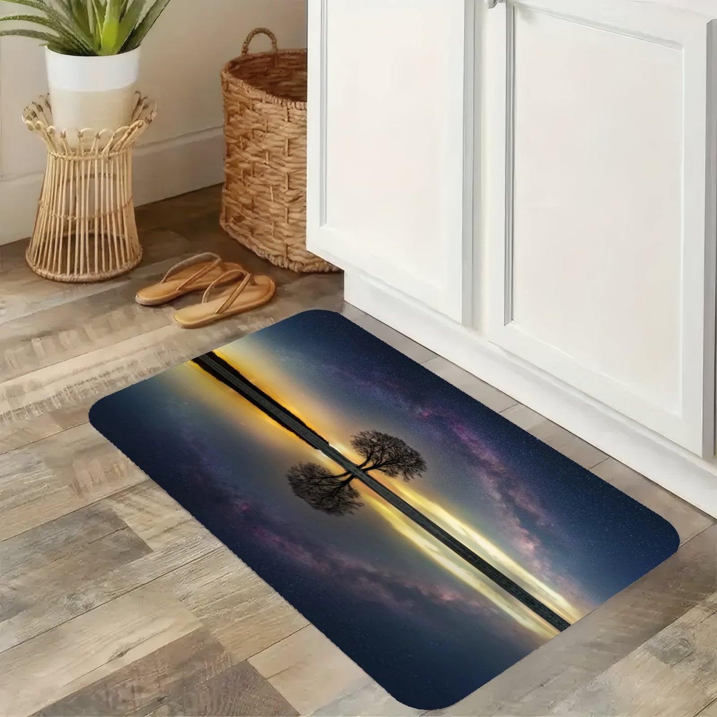 Custom Home Flannel Decorative Floor Mats