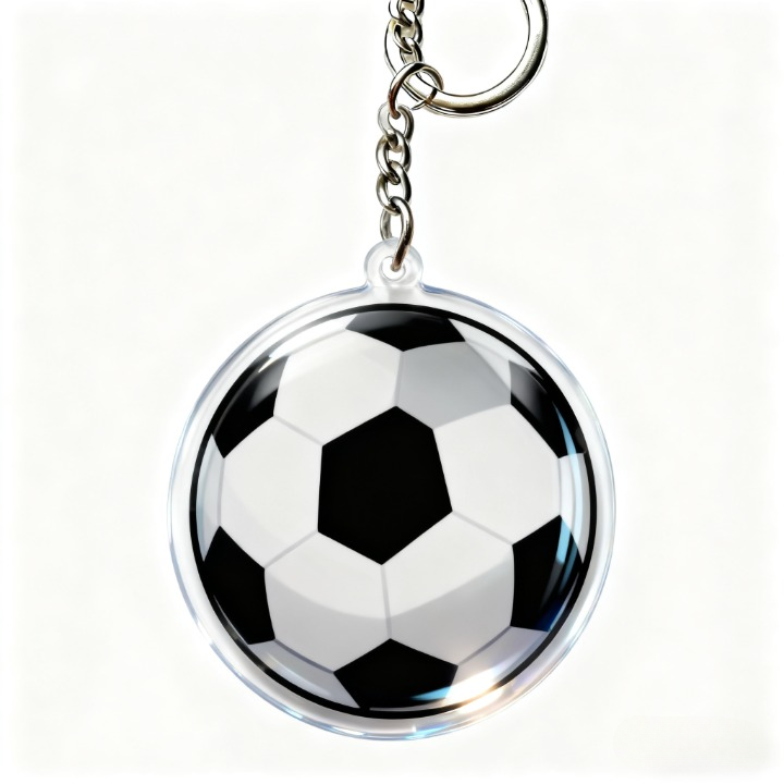 Yakelike Custom Cartoon Football Star Keyring