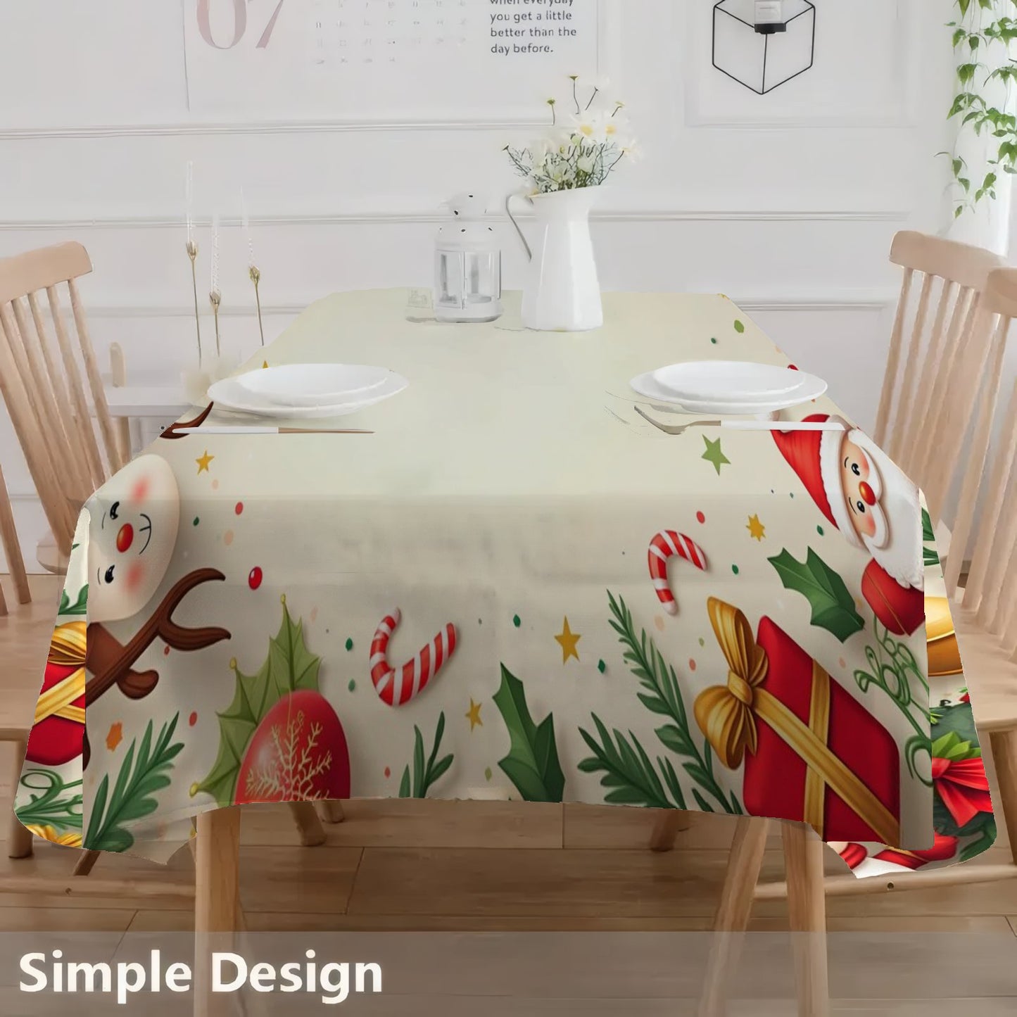 Customize Your Exclusive Christmas Tablecloth