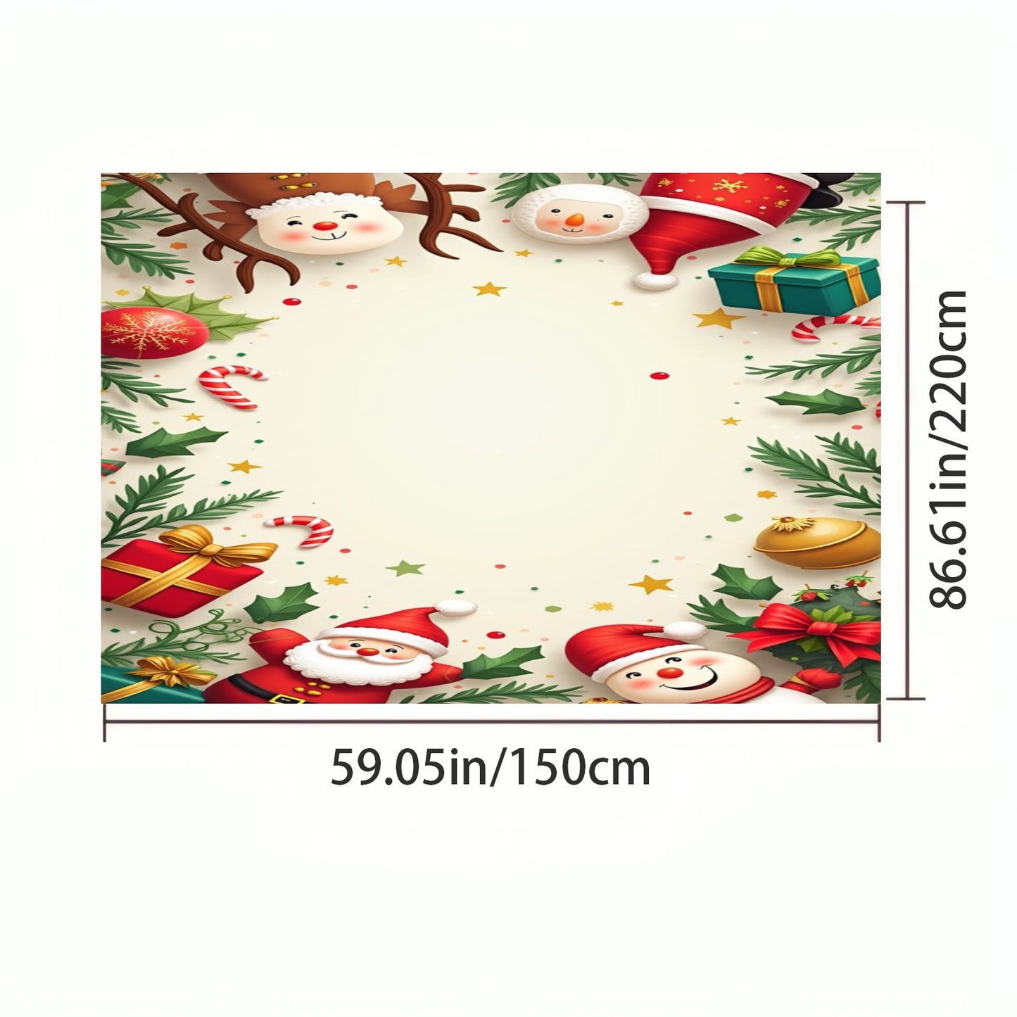 Customize Your Exclusive Christmas Tablecloth