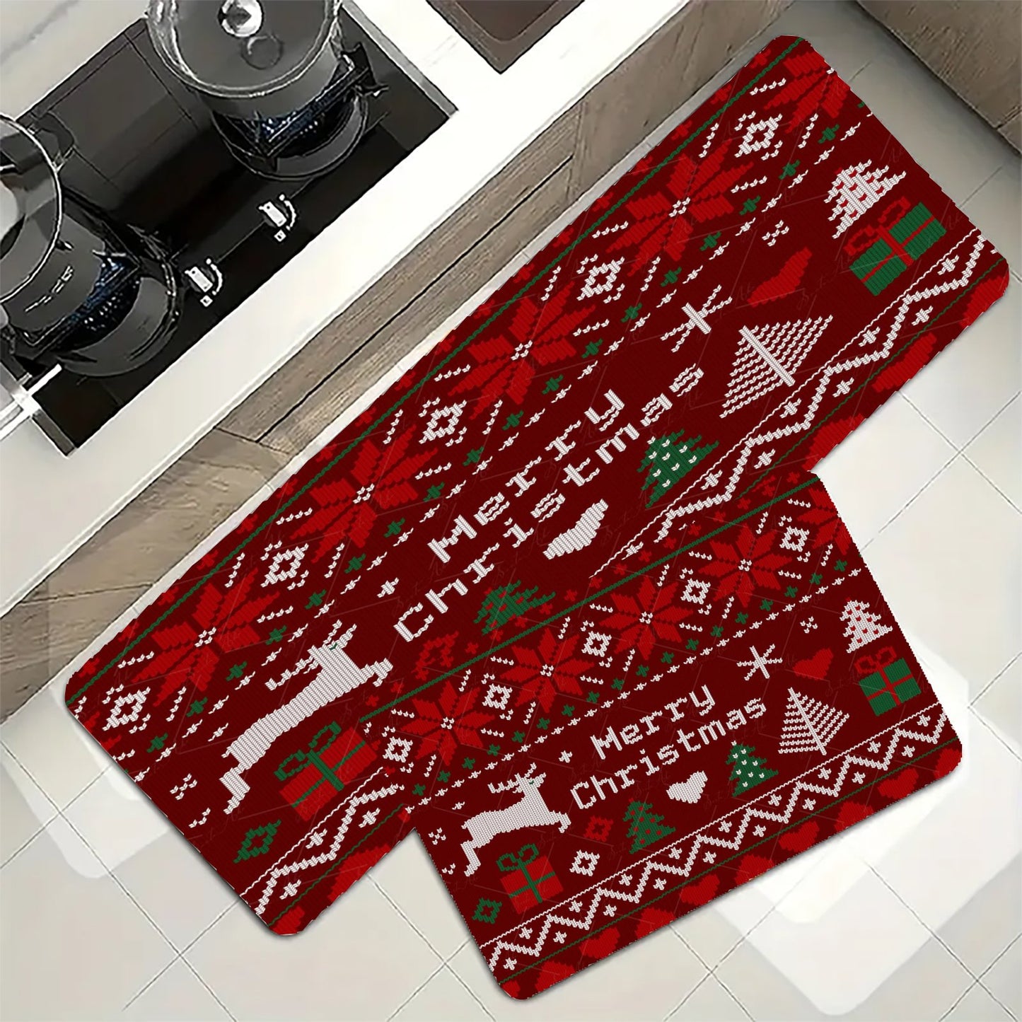 Customised Flannel Doormat Three-Piece Set