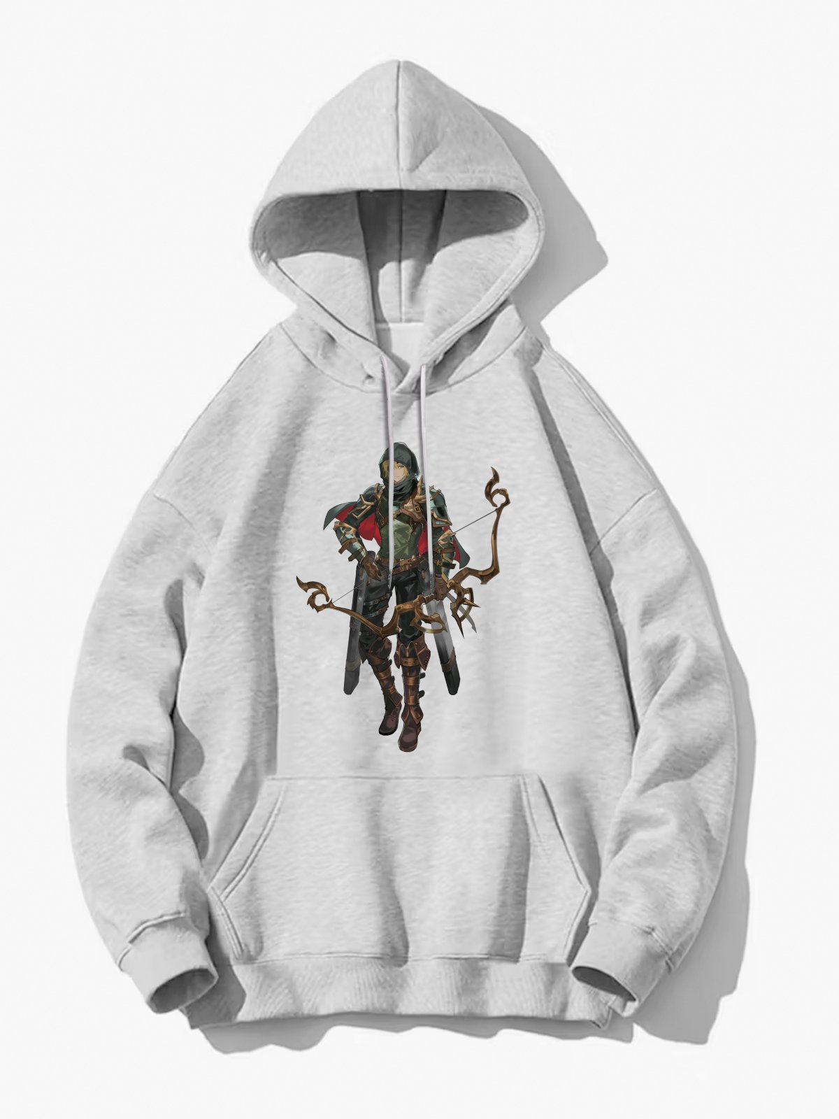Custom cartoon hoodie with double-sided printing