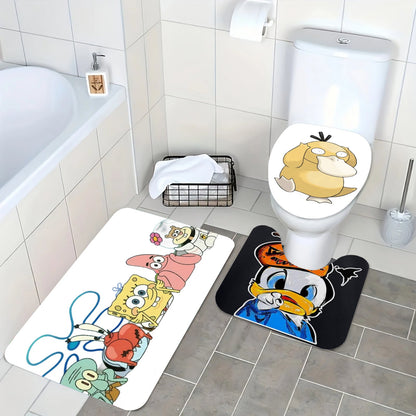 Custom-made full set of toilet seat covers