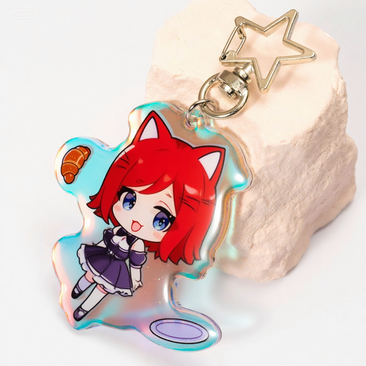 Custom Rainbow Acrylic Keychains/Charms