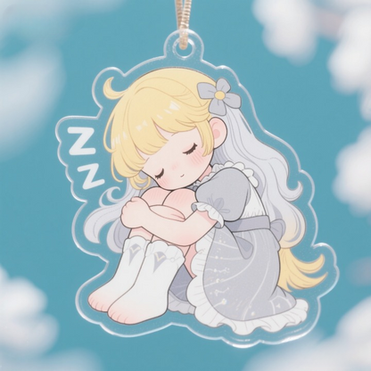 Customised Acrylic Cute Cartoon Keyring