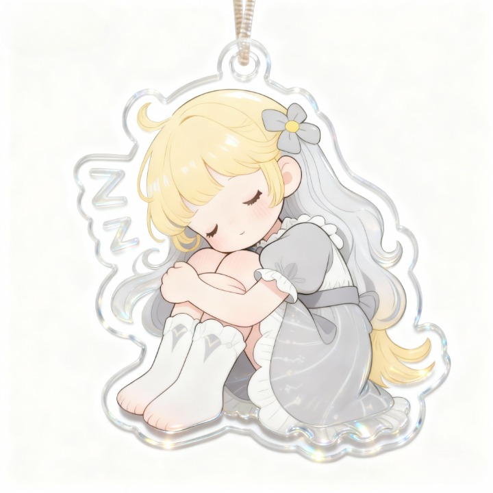 Customised Acrylic Cute Cartoon Keyring