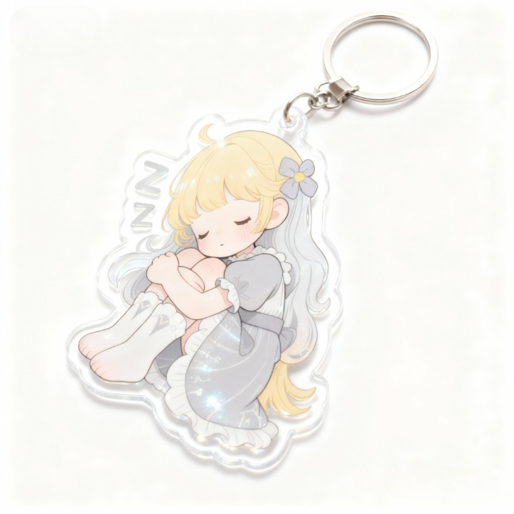 Customised Acrylic Cute Cartoon Keyring