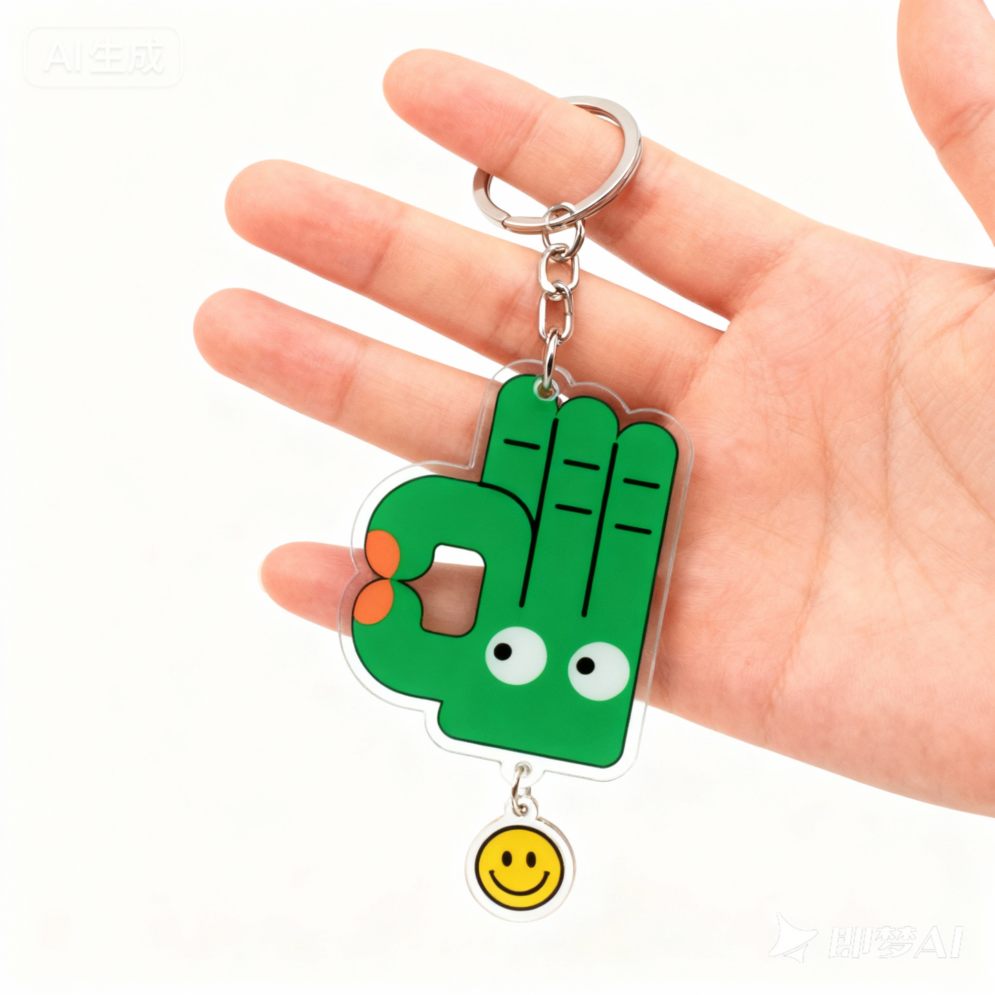 Customised Acrylic Cartoon DIY Keyring
