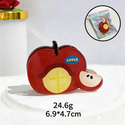 Custom Fridge Magnet Cute Cartoon Apple Clip Home Decoration Custom Children's Day