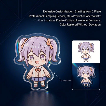 Custom Acrylic Fridge Magnet Anime Merch Magnetic Sticker Cultural Creative Gift Promotional Advertising Magnet
