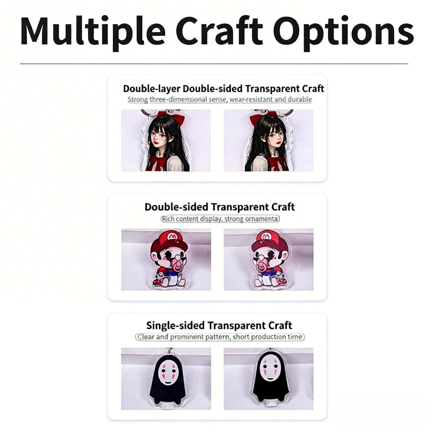 Custom Cute Cartoon Acrylic Fridge Magnet DIY Soda Bottle Shaped Magnetic Sticker Anime Merch