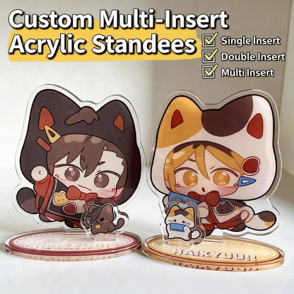 Custom Acrylic Standee  Personalized Anime Character Idol Photo Desk Decor, Double-Sided Display (Bulk Available)