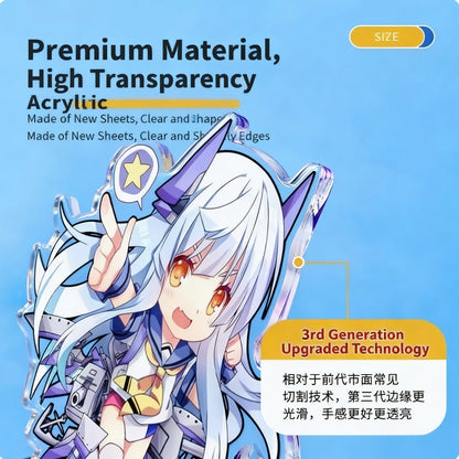 Custom Acrylic Standee  Personalized Anime Character Idol Photo Desk Decor, Double-Sided Display (Bulk Available)